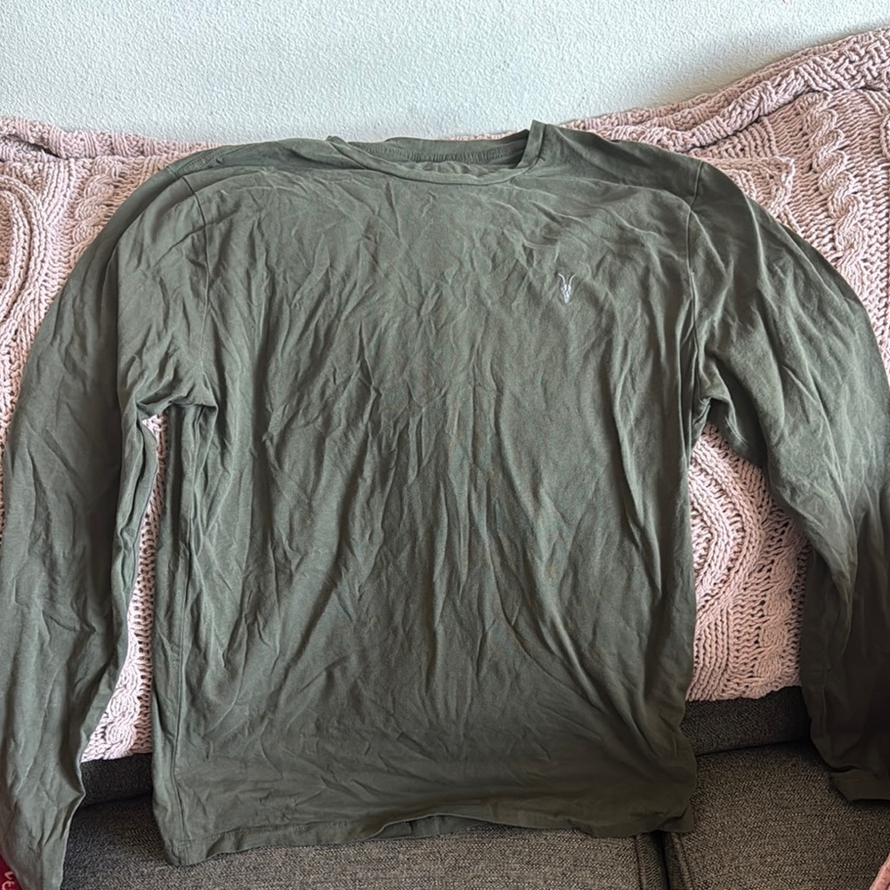 Men's Green Long Sleeve Shirt